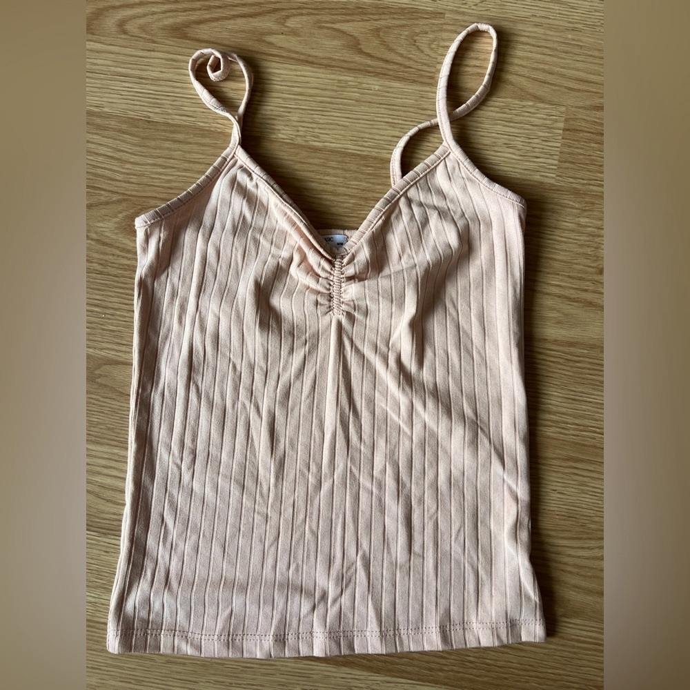 Ardene Tan Ribbed Sleeveless Camisole